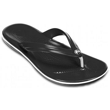 Crocs Crocband™ Flip Men's Sandals Black | Australia 1217XYUF